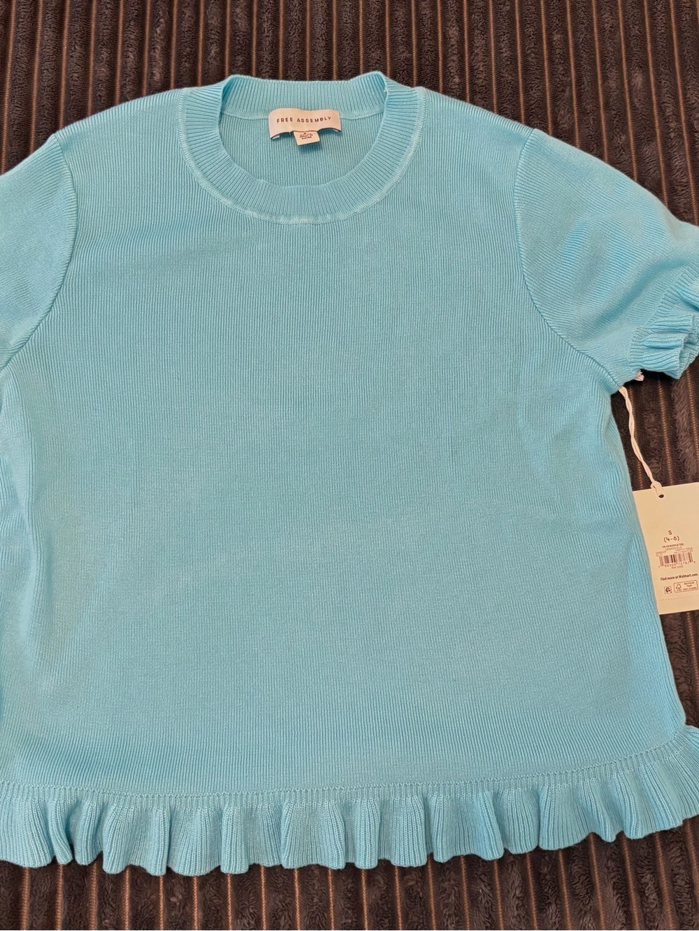 NWT Free Assembly Ruffle Sweater - Picture 2 of 6